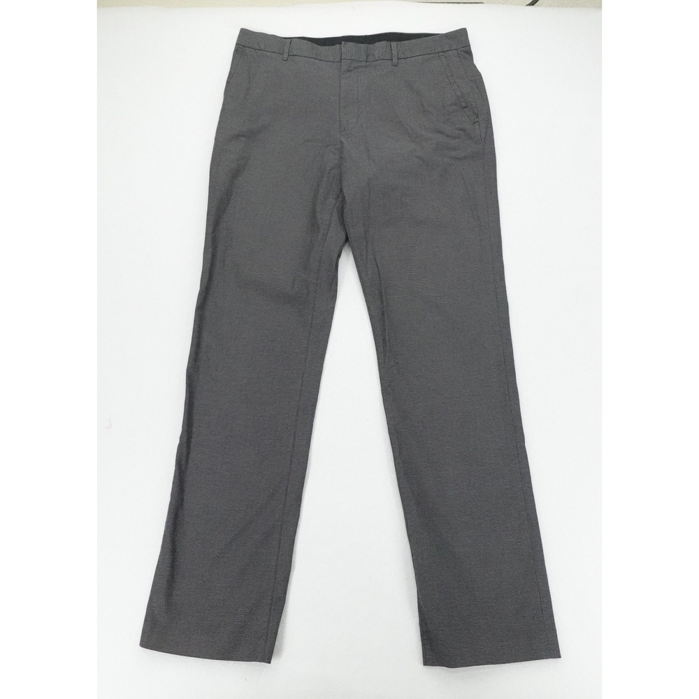 Bonobos Chino Pants Mens 35x36 Grey Tuesday Straight Leg Preppy Casual Stretch